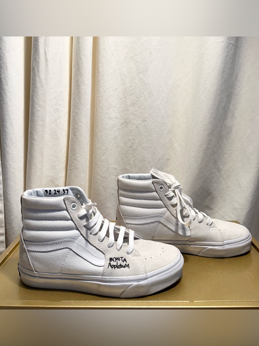 Vans White High-Top Sneakers -Tribe Called Quest Collaboration